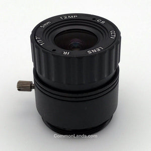 Un objectif à monture CS de 5 mm pour les caméras de vidéosurveillance à monture CS et le Raspberry Pi Haute qualité